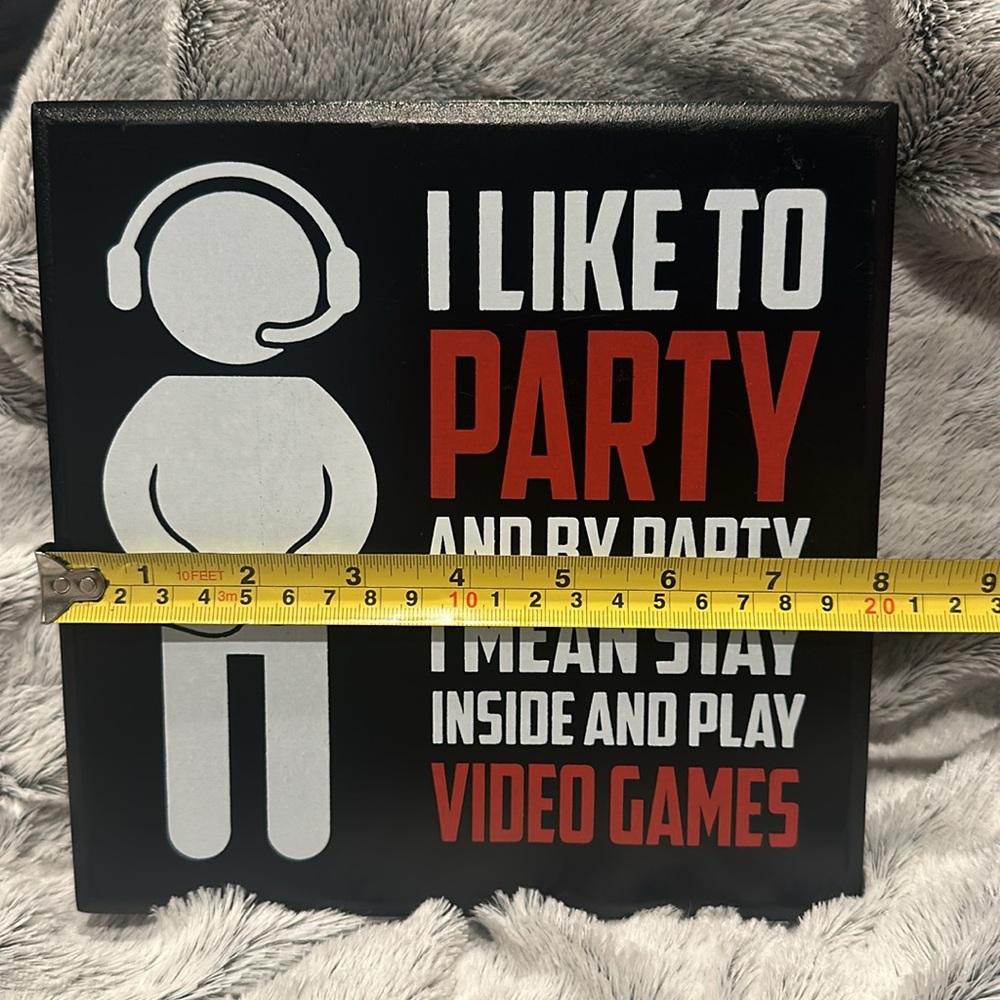 Gamer Decor Sign - Picture 3 of 4